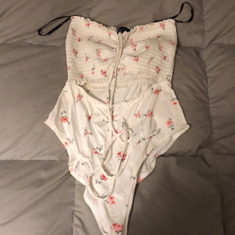 Forever 21 Floral Bodysuit